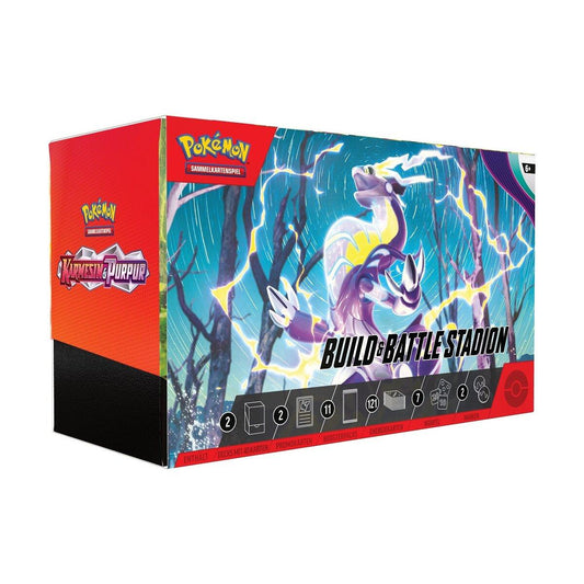 Pokémon Karmesin & Purpur - Build & Battle Stadium Box Booster - Deutsch