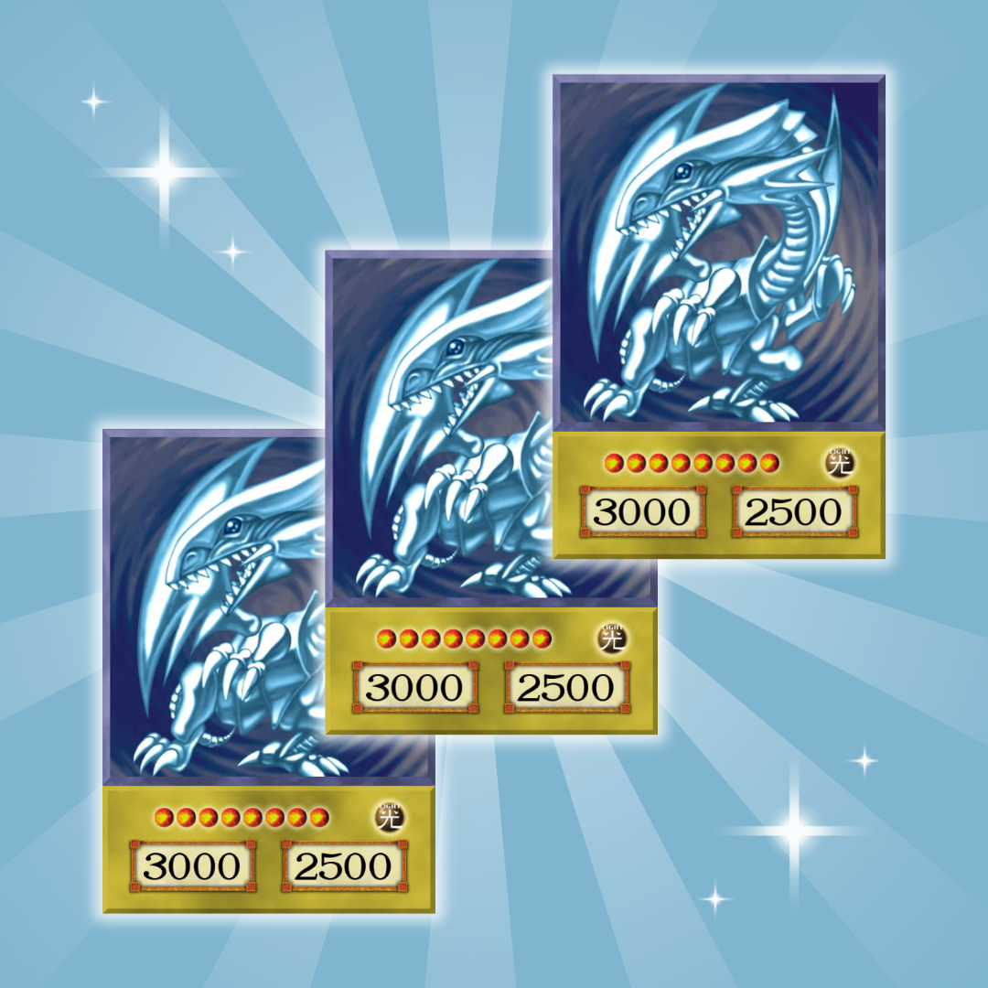 3x Yu-Gi-Oh! Blue-Eyes White Dragon – Orica | Set aus 3 Custom-Karten | Fan-Design Sammelkarten