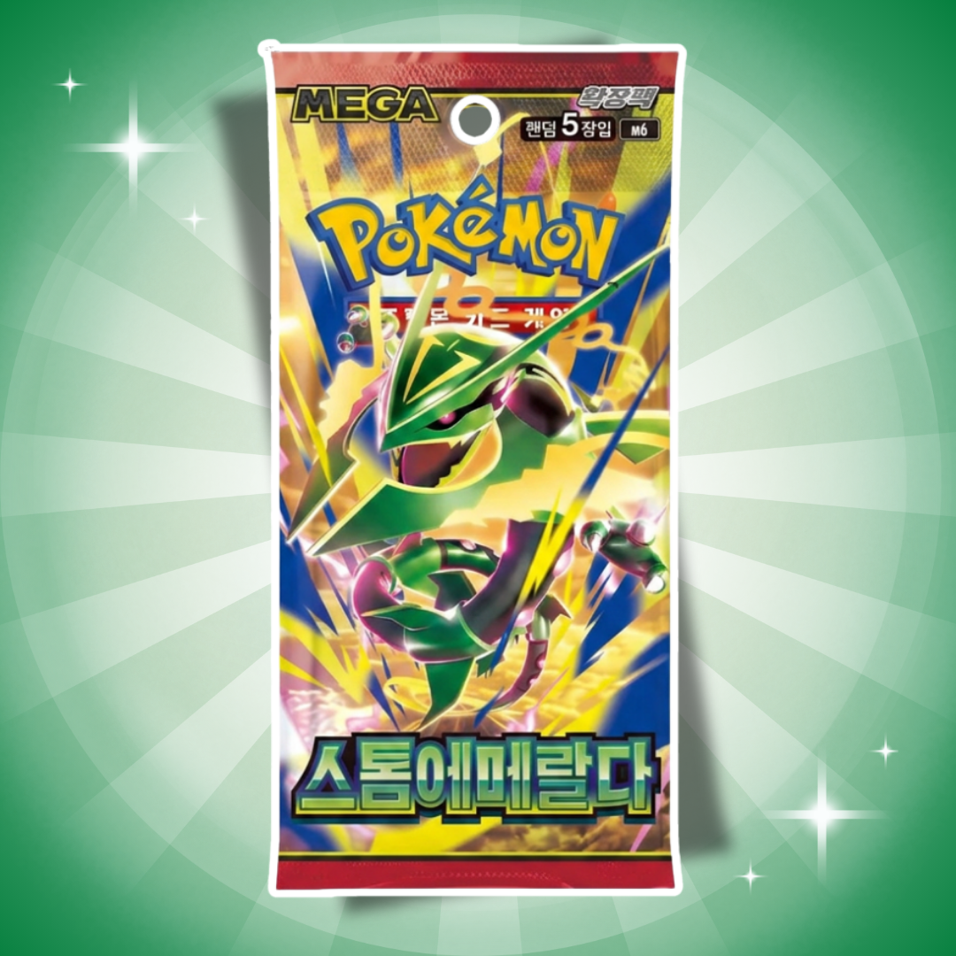 Pokémon Storm Emerald M6 Booster Box Koreanisch – 30 Boosterpacks à 5 Karten