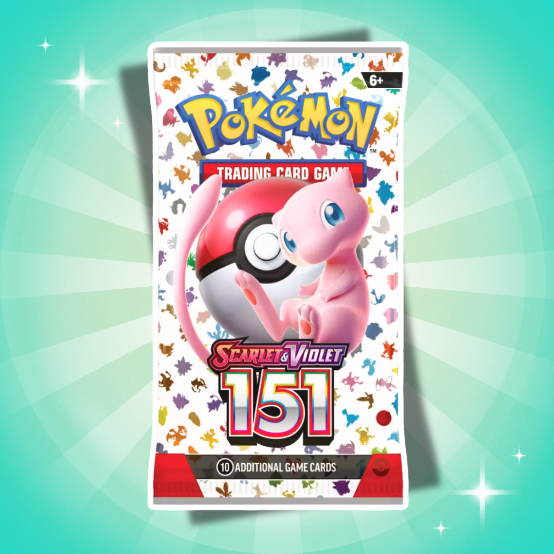 Pokémon Karmesin & Purpur 151 Poster Box Englisch – 3 Booster + Promokarte + Poster