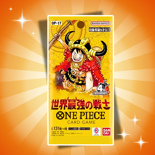 1x One Piece OP17 The World’s Strongest Warriors Booster Japanisch – 1 Boosterpack