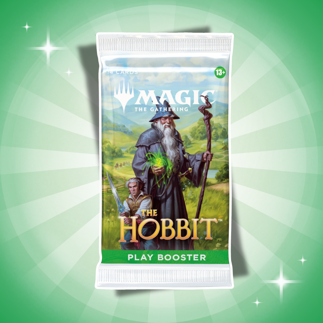 Magic: The Gathering The Hobbit Play Booster Display Englisch – 30 Booster + Middle-earth Box Topper