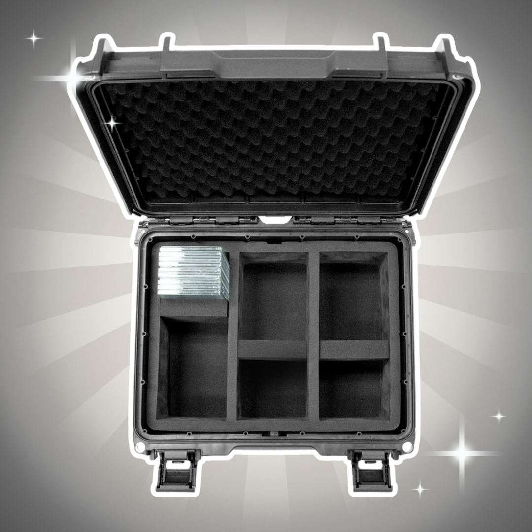 Ultra Pro Graded Card Case Schwarz – Koffer für bis zu 100 Graded Karten, Wasserdicht & Stoßfest