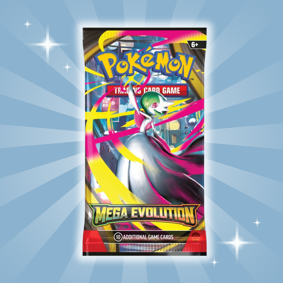 Pokémon TCG – Mega Evolution Booster Pack (Englische Version) | 1x Booster mit 10 Sammelkarten