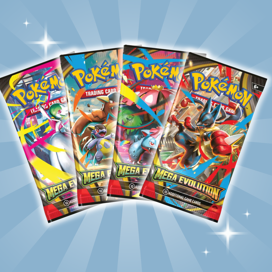 Pokémon TCG – Mega Evolution Booster Pack (Englische Version) | 1x Booster mit 10 Sammelkarten