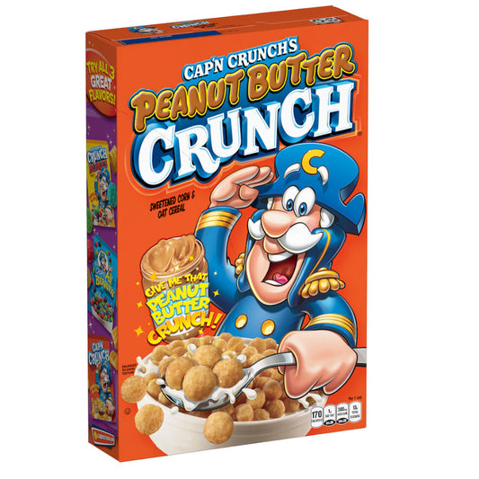 Cap'N Crunch's Real Peanut Butter Crunch Cereal