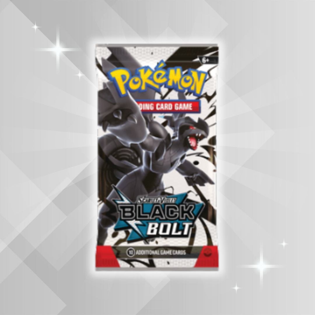 3x Pokémon Black Bolt Booster Pack | Englisch | 3x Original TCG Booster