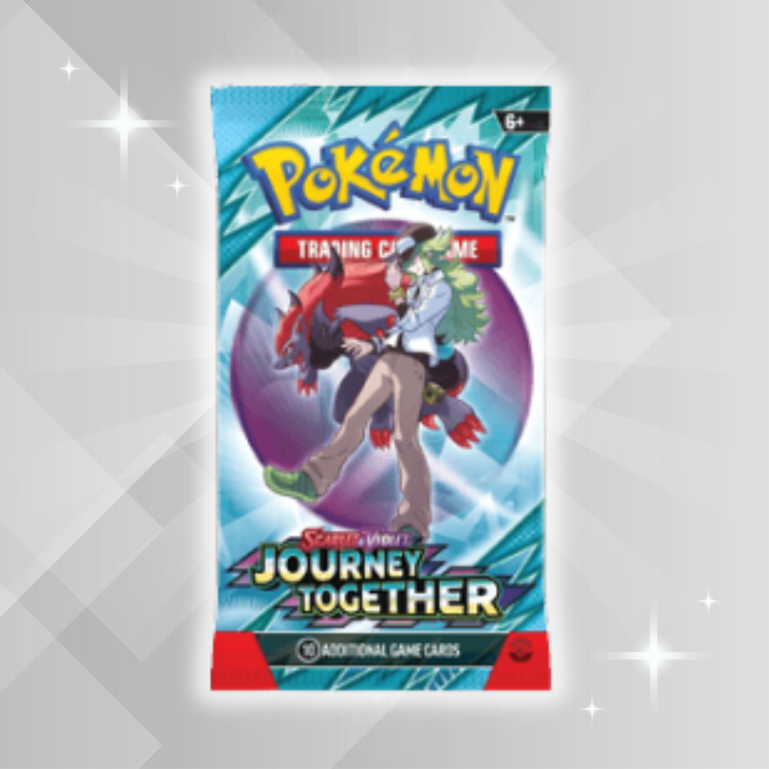1x Pokémon Karmesin & Purpur – Reisegefährten Booster Pack | Deutsch | 1x Original TCG Booster