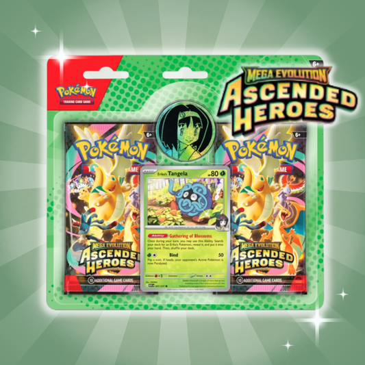 Pokémon ME02.5 – Ascended Heroes Collection (Green) | 2 Booster Packs | English | Mega Evolution