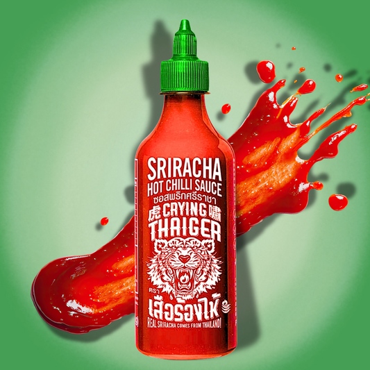 1x Crying Thaiger Sriracha Hot Chili Sauce Scharfe Chilisauce 740 ml