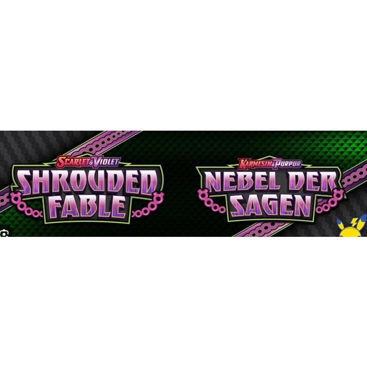 Pokemon Karmesin & Purpur: Nebel der Sagen - KP6.5 - Booster - mit 10 Karten pro Booster - DEUTSCH + Heartforcards® Versandschutz