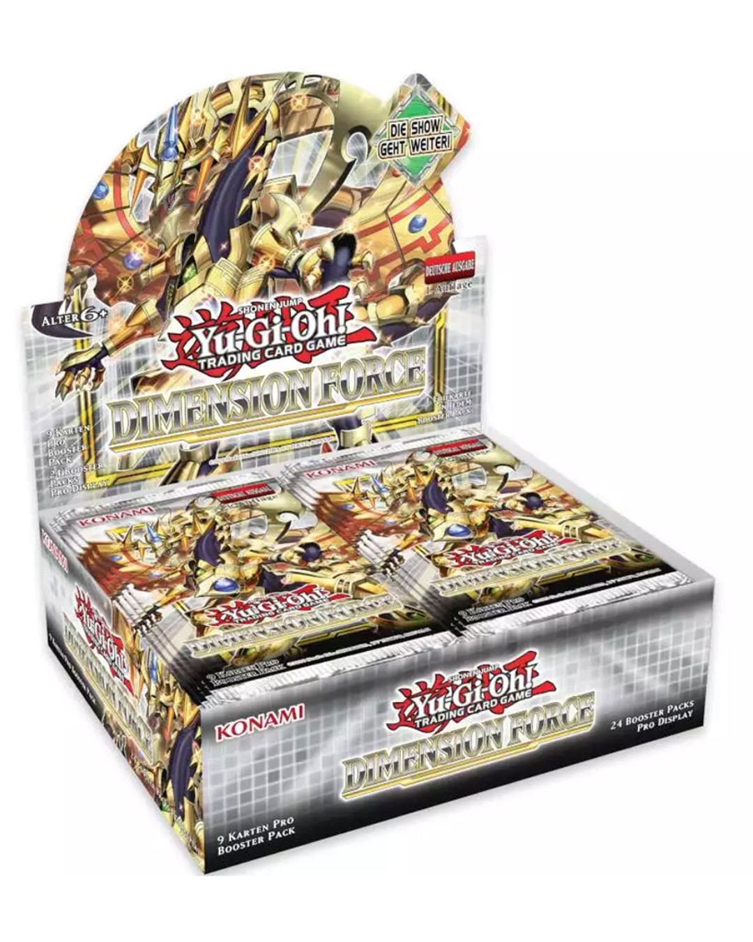 Yu-Gi-Oh! Dimension Force Display Deutsch – Booster Display mit 24 Packs