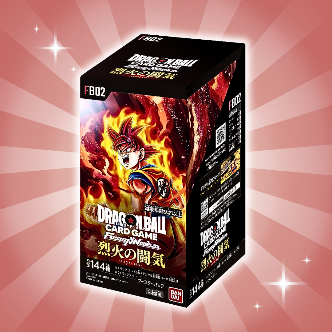 Dragon Ball Super Card Game – Fusion World FB02 Blazing Aura Display | Japanese Version | 24 Boosters
