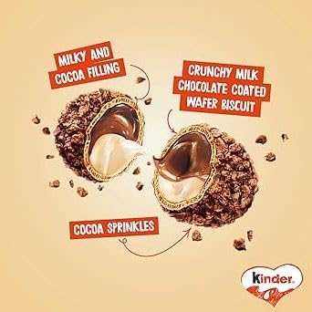 Kinder Creamy + Kinder Crispy Schoko Bons Groß 67g & Kinder Tronky