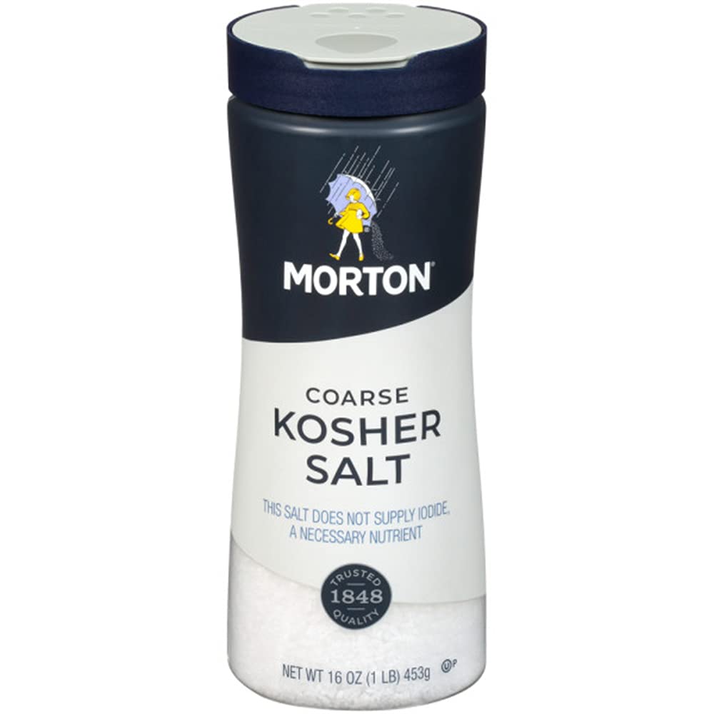 Morton Grobes Koscheres Salz – 453 g (16 oz) – Vielseitiges Kochsalz