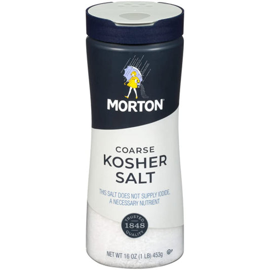 Morton Grobes Koscheres Salz – 453 g (16 oz) – Vielseitiges Kochsalz