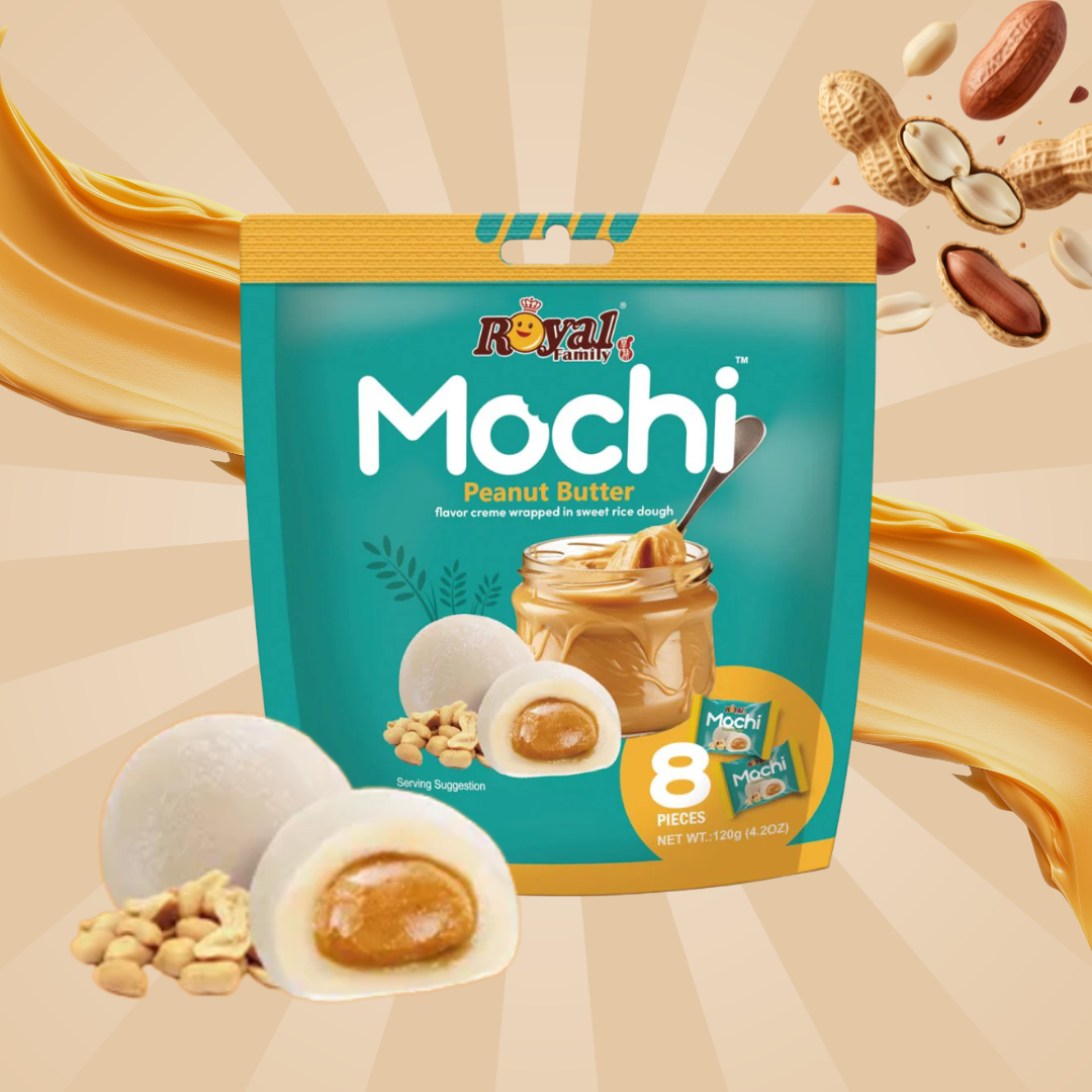 1er Royal Mochi – Premium Mochi Japanische Reiskuchen (verschiedene Sorten zur Auswahl)