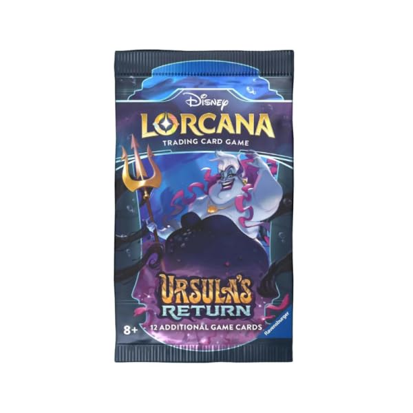 Disney Lorcana CHAPTER 4: URSULAS RETURN DISPLAY- 24 Booster a 12 Karten - ENGLISCH + Heartforcards® Versandschutz