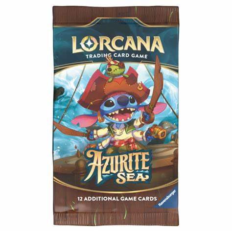 Lorcana TCG: Azurite Sea - Booster Display (Chapter 6) ENGLISCH + Heartforcards® Versandschutz
