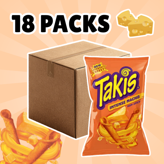 18x Takis Intense Nacho Chips – 18x100g (1Karton) – Extrem würzig und knusprig