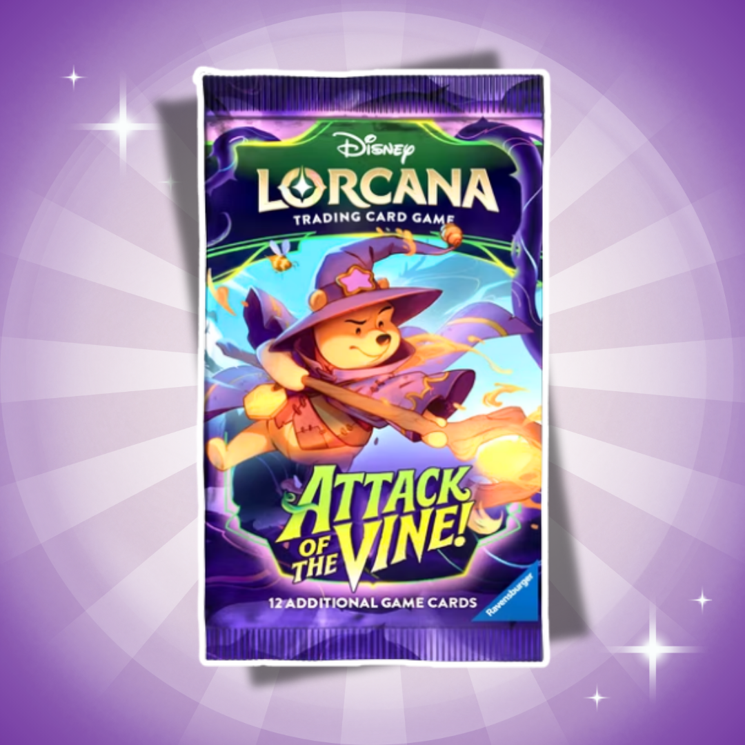1x Disney Lorcana Set 13 Attack of the Vine! Booster Englisch – 1 Boosterpack mit 12 Karten