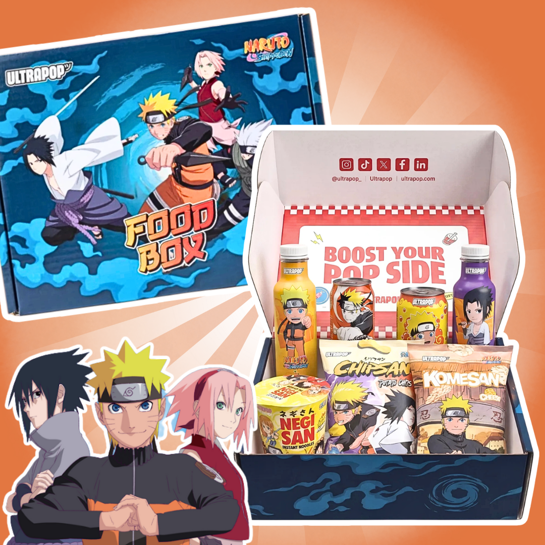 UltraPop Anime Food Box – Naruto Shippuden Snack- und Getränke Überraschungsbox