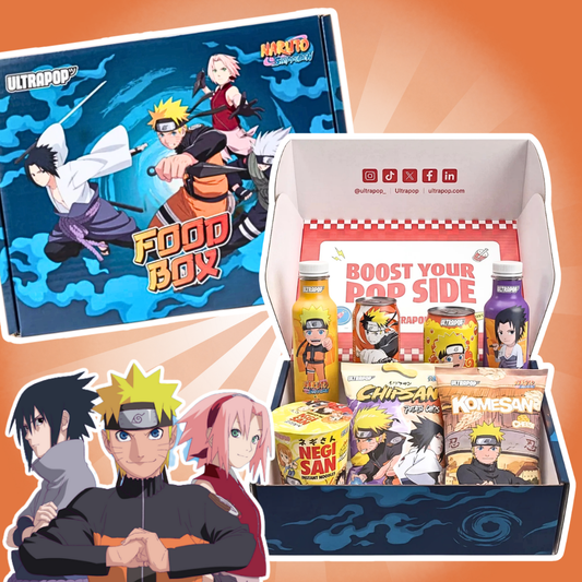 UltraPop Anime Food Box – Naruto Shippuden Snack- und Getränke Überraschungsbox