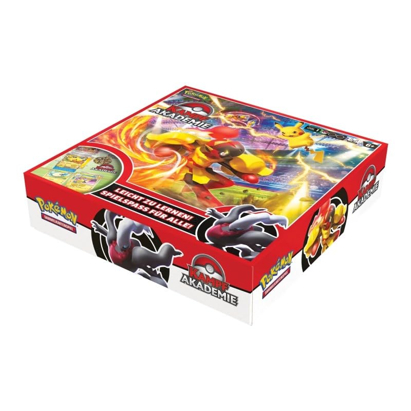 Pokémon Kampf Akademie 2024 - 3 komplette Decks mit jeweils 60 Karten und vieles mehr - der perfekte Spielstart - DEUTSCH