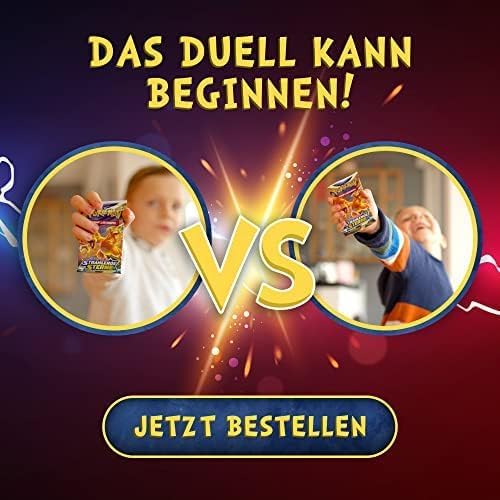 Pokémon SUPER Geschenk Paket | 1 mini Tin Box mit 50 zufälligen Karten | 1 zufälliger Booster | 3 Codes | 5 Holo Karten