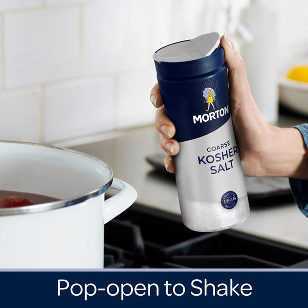 Morton Grobes Koscheres Salz – 453 g (16 oz) – Vielseitiges Kochsalz