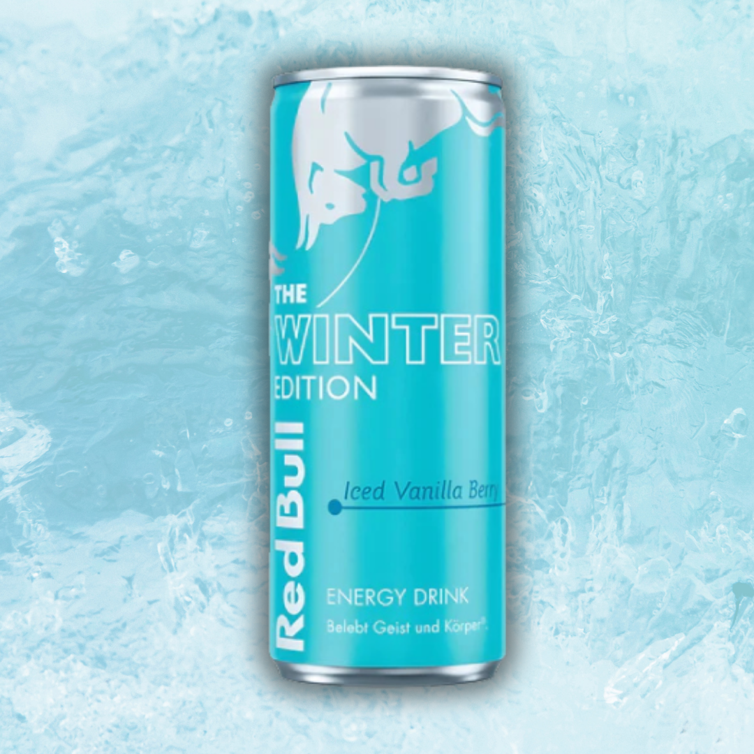 1x Red Bull Iced Vanilla Berry Winter Edition 2024 – 250 ml | Limitierter Energy Drink