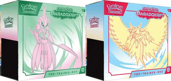 Paradoxrift Top Trainer Box PKM Deutsche Elite Trainer Box mit PKM Booster Packungen und Zubehör + Heartforcards® Versandschutz