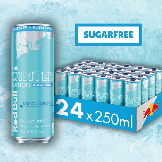 24x Red Bull Iced Vanilla Berry – Sugarfree – 24x250 ml | Limitierte Geschmackssorte
