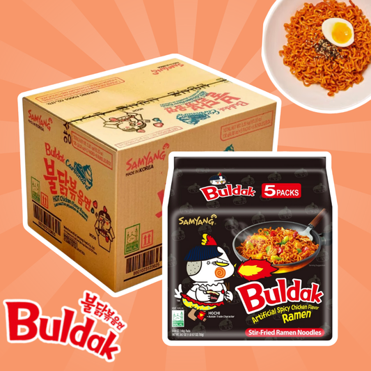 40er Samyang Hot Chicken Instant Nudeln – 40x130g, Scharf & Würzig, 1 Karton