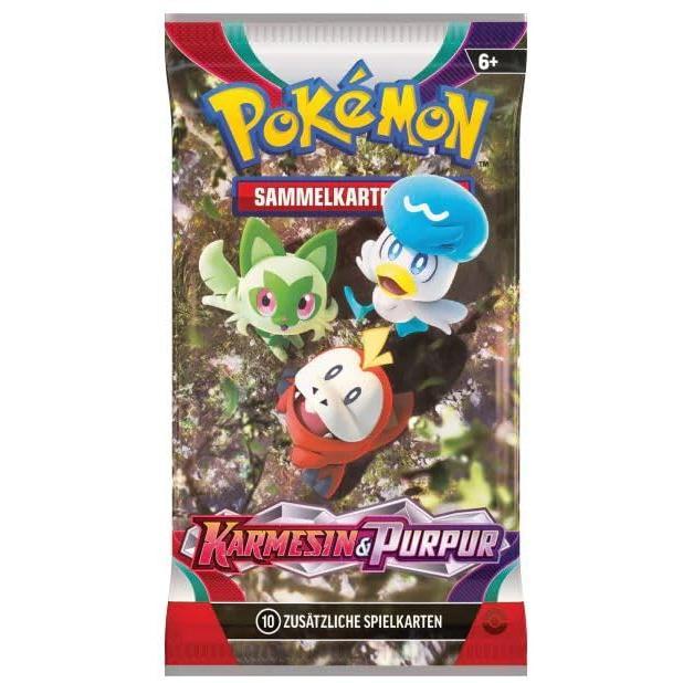 1 x Pokémon Karmesin & Purpur Booster - Deutsch