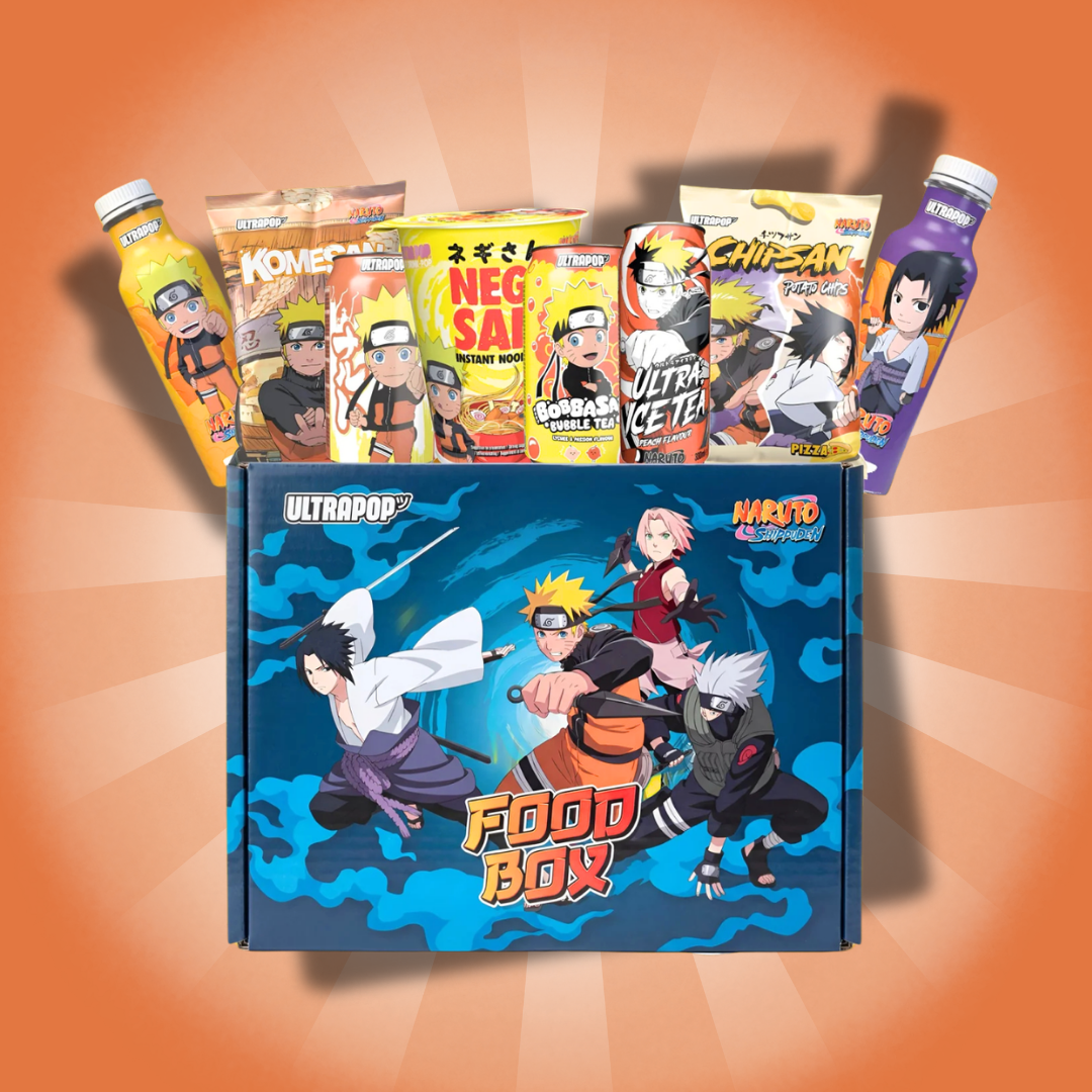UltraPop Anime Food Box – Naruto Shippuden Snack- und Getränke Überraschungsbox