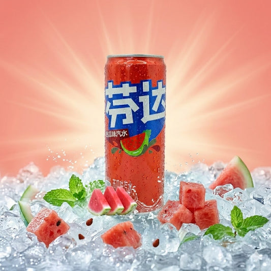 Fanta Wassermelone 0,33L Dose – Erfrischungsgetränk mit Wassermelonen-Geschmack