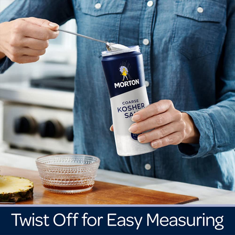 Morton Grobes Koscheres Salz – 453 g (16 oz) – Vielseitiges Kochsalz