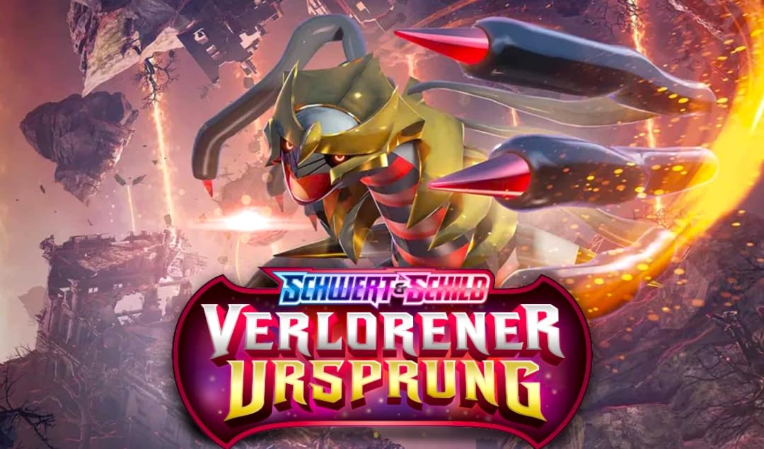 4x Pokemon VERLORENER URSPRUNG Booster Set - mit 10 Karten pro Booster - DEUTSCH + Heartforcards® Versandschutz