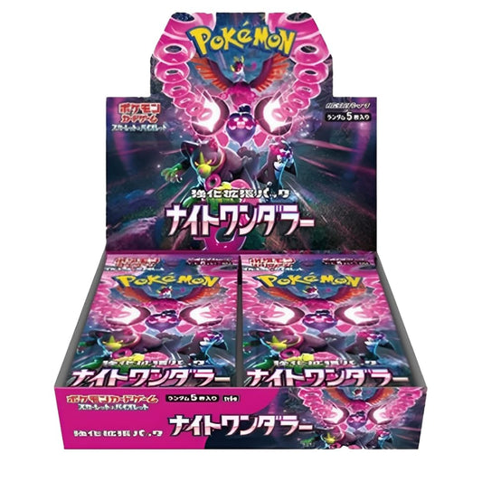 Pokemon Night Wanderer Booster Display sv6a - mit Boostern 30 a 6 Karten - JAPANISCH + Heartforcards® Versandschutz
