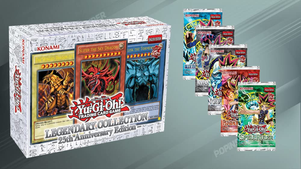 Legendary Collection : 25th Anniversary Edition YGO! - 1.Edition - Englisch + Heartforcards® Versandschutz