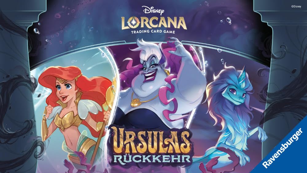 Lorcana Kapitel 4 Booster Display - URSULAS RÜCKKEHR - mit 24 Boostern a 12 Karten - DEUTSCH + Heartforcards® Versandschutz