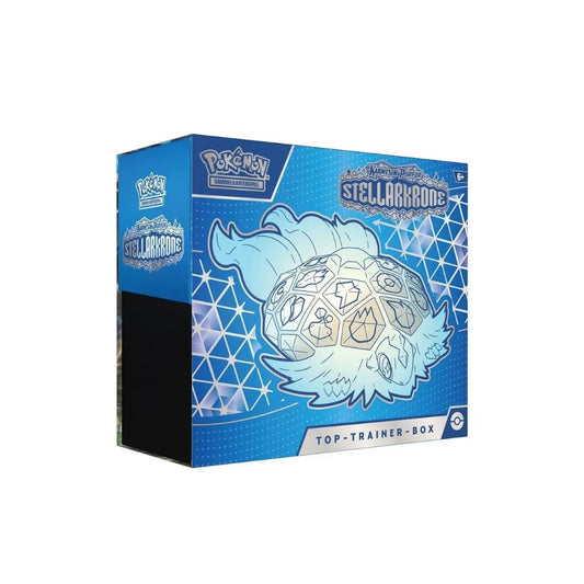 Stellarkrone Elite Trainerbox - PKM Scarlet & Violet - mit wertvollen Sammelkarten und viel mehr - DEUTSCH - Stellar Crown + Heartforcards® Versandschutz