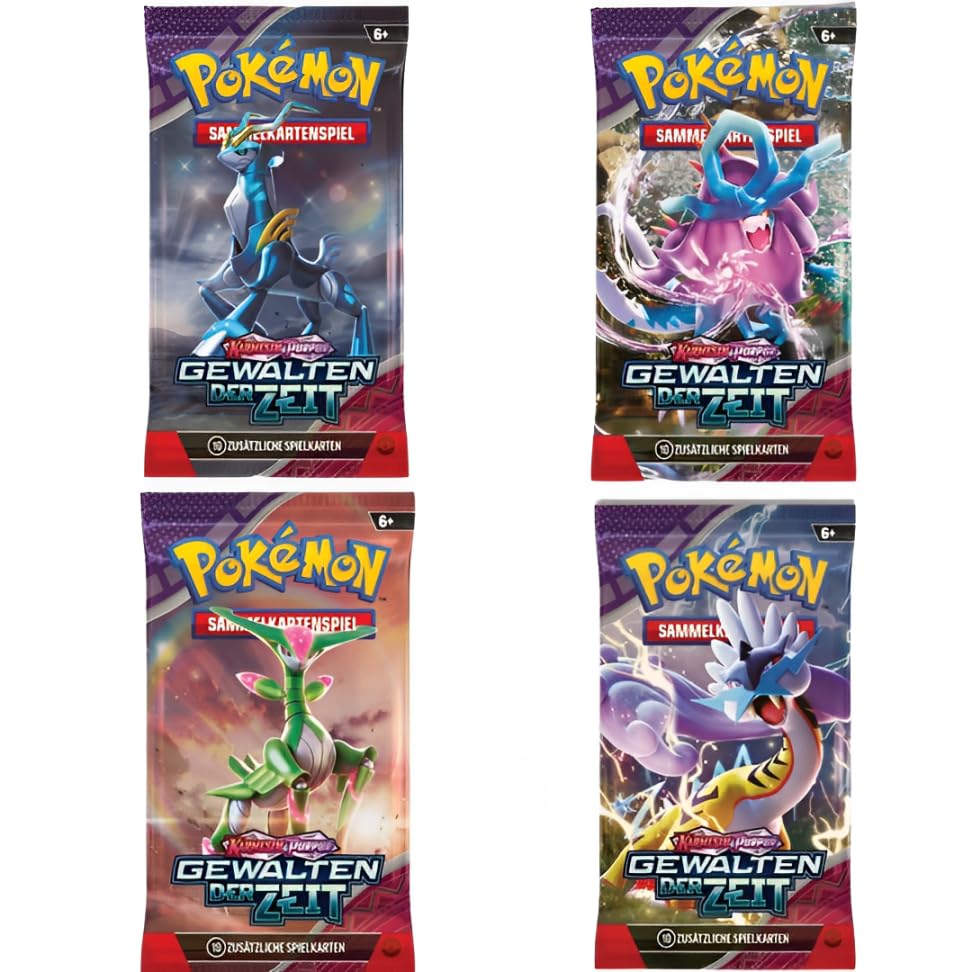 Gewalten der Zeit Booster mit 10 brandneuen Karten pro Pack - DEUTSCH + Heartforcards® Versandschutz