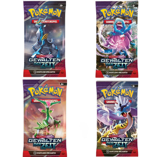 Gewalten der Zeit Booster mit 10 brandneuen Karten pro Pack - DEUTSCH + Heartforcards® Versandschutz