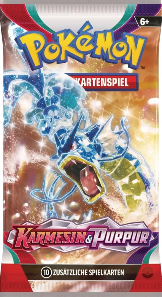 PKMN - Karmesin und Purpur Booster - Deutsch + Heartforcards® Versandschutz