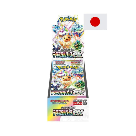 Terastal Festival EX Display 10 Booster | Japanisch + Heartforcards® Versandschutz