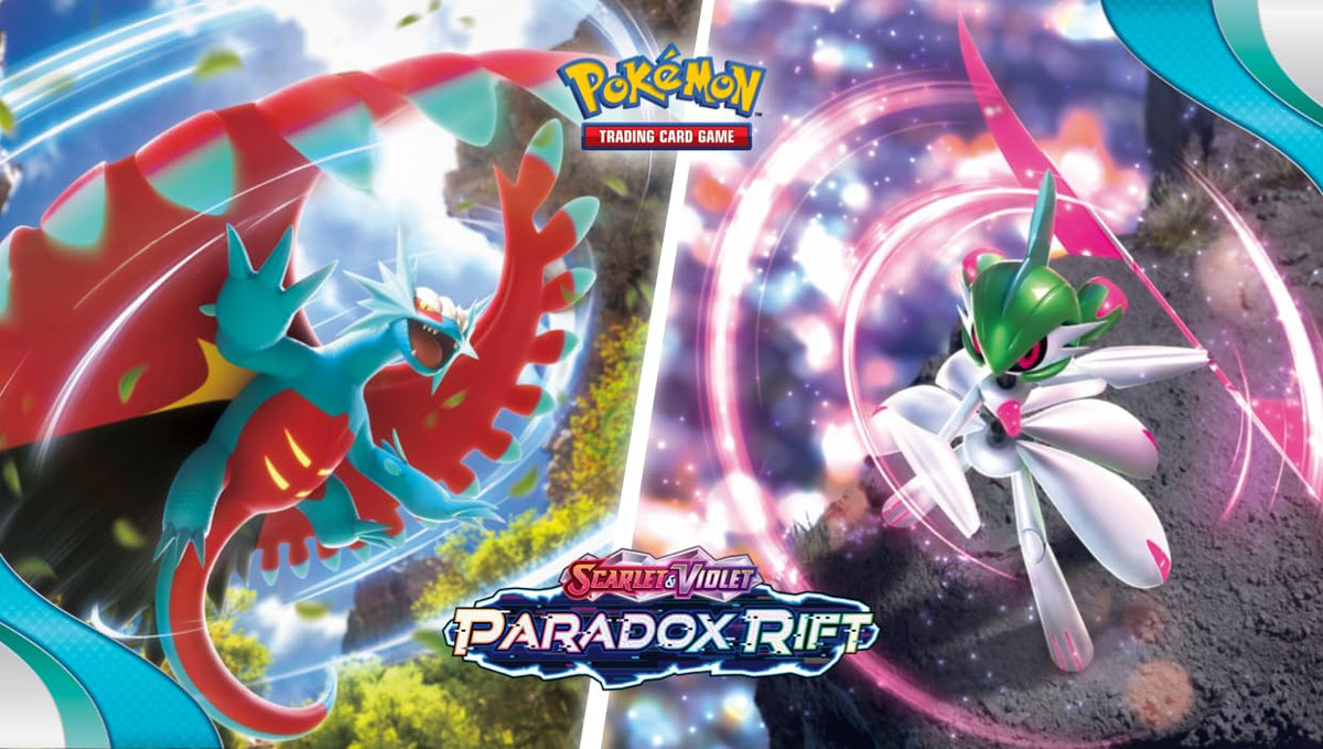 4x Pokemon PARADOX RIFT Booster Set - mit 10 Karten pro Booster - DEUTSCH + Heartforcards® Versandschutz