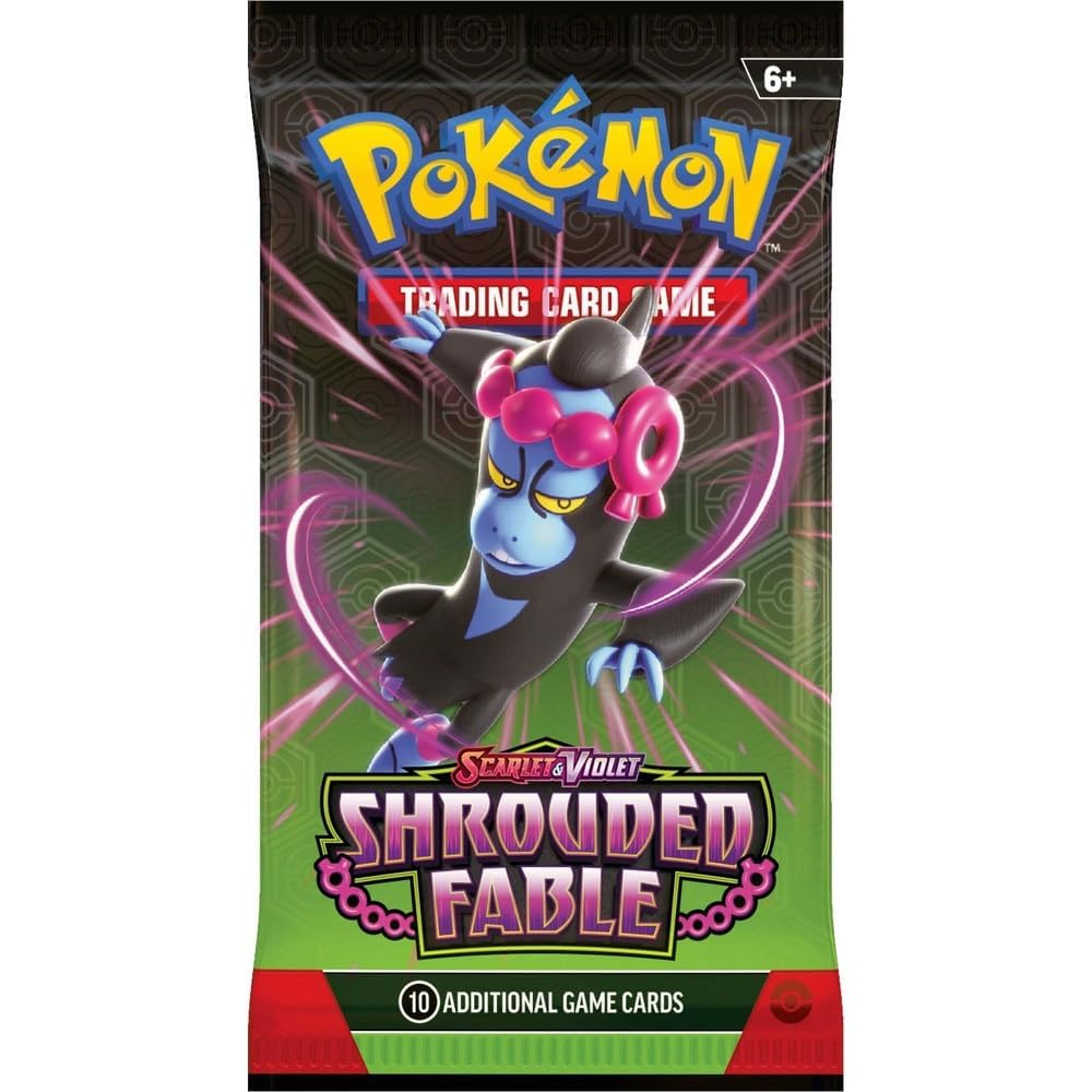 Pokémon Shrouded Fable - SV6.5 - Kingambit Box Illustration Collection mit 4 Shrouded Fable Booster - ENGLISCH