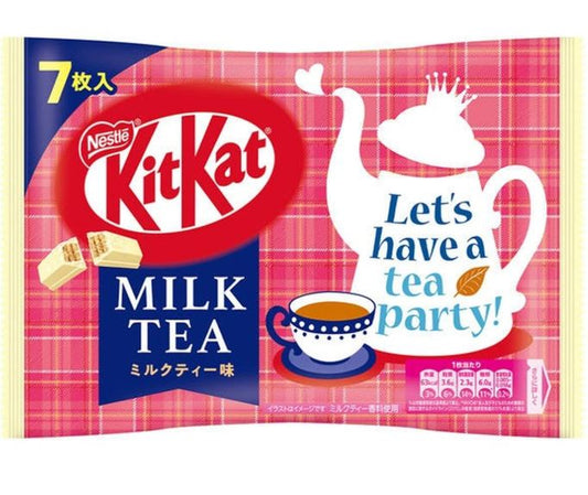KitKat Milk Tea 81 g – Japanische Limited Edition mit Milchtee-Aroma | Cremig-knusprige Schokolade (MHD 03/2025)